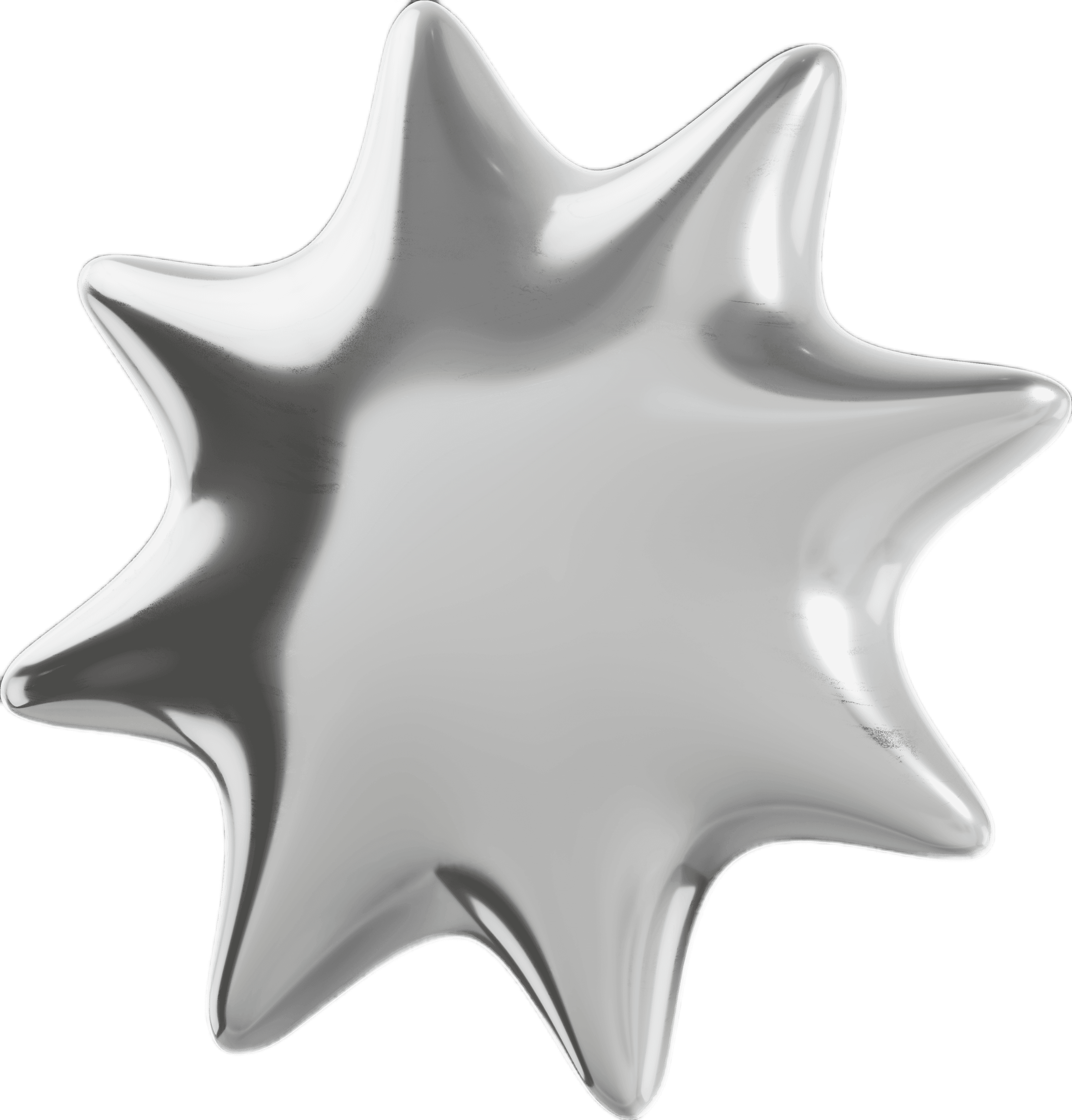 STIT chrome 3D object